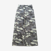 CREAMY CAMO DENIM JEANS