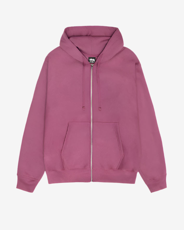 STUSCY BEACH ROOTS ZIP UP HOODIE