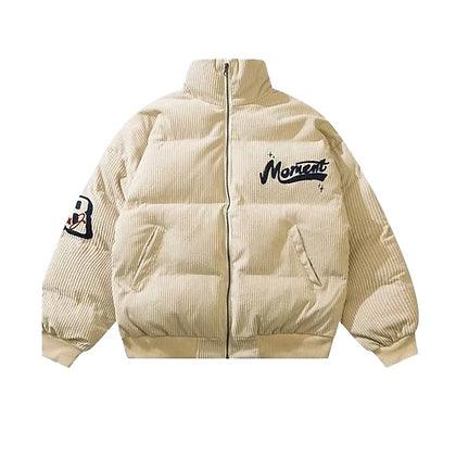 Y2k Corduroy Puffer Jacket - Plugzau