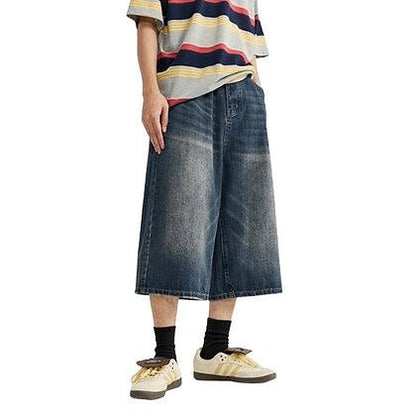 Long Denim Jorts - Plugzau