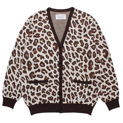 Wacko Maria Leopard Print Cardigan - Plugzau