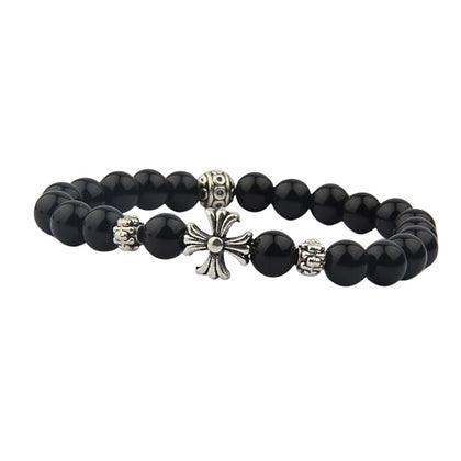 Chrome Hearts Bead Bracelet - Plugzau