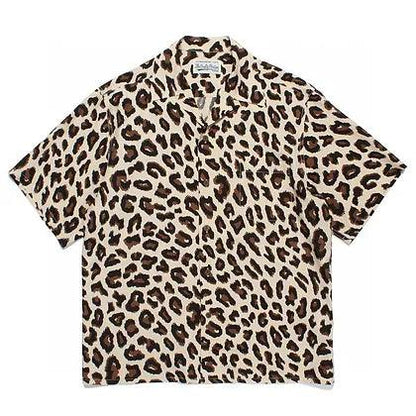 Wacko Maria Leopard Button Up Shirt - Plugzau