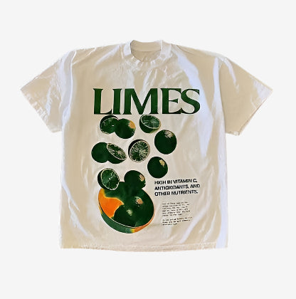 LIMES GRAPHIC PRINT TEE - Plugzau
