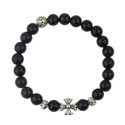 Chrome Hearts Bead Bracelet - Plugzau