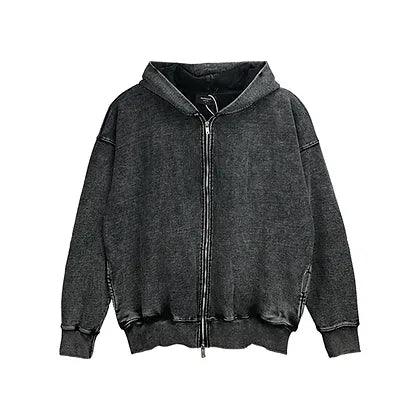 Represent Washed Zip Up Hoodies - Plugzau