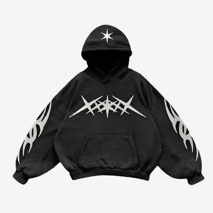 Y2K HOODIE PATCHWORK - Plugzau