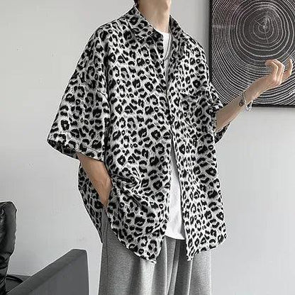 Wacko Maria Leopard Button Up Shirt - Plugzau