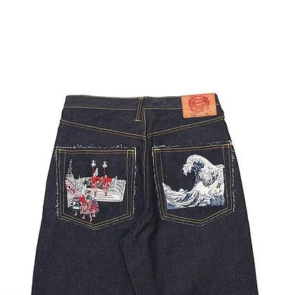 Y2K Japanese Jorts Print - Plugzau