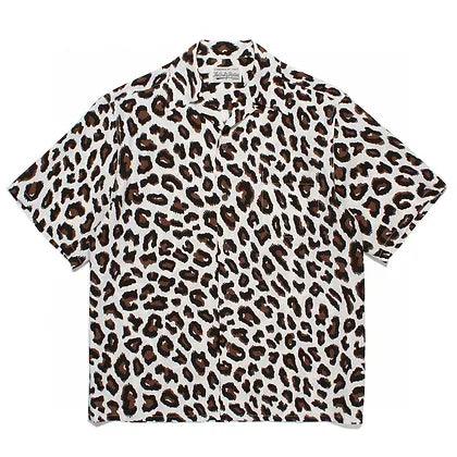 Wacko Maria Leopard Button Up Shirt - Plugzau