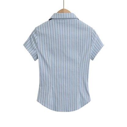 Women's Short Sleeve With Tie - Plugzau