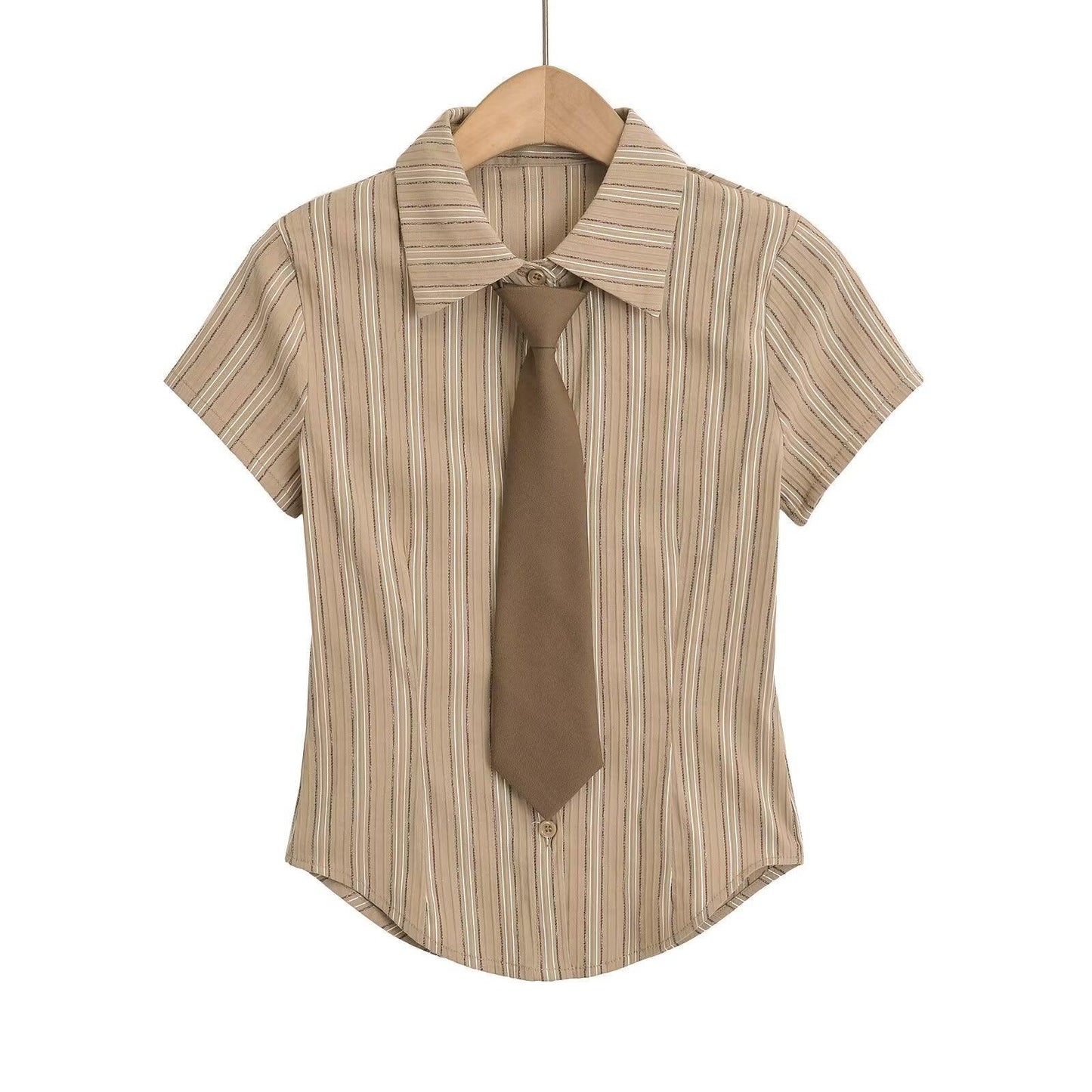 Women's Short Sleeve With Tie - Plugzau