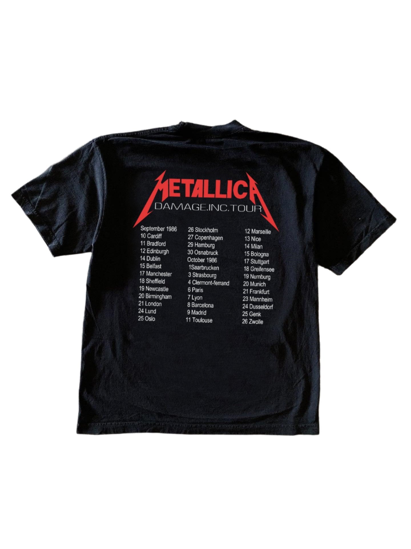 Metallica Graphic Print Tee