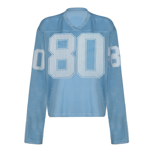 80 Football Mesh Long Sleeve