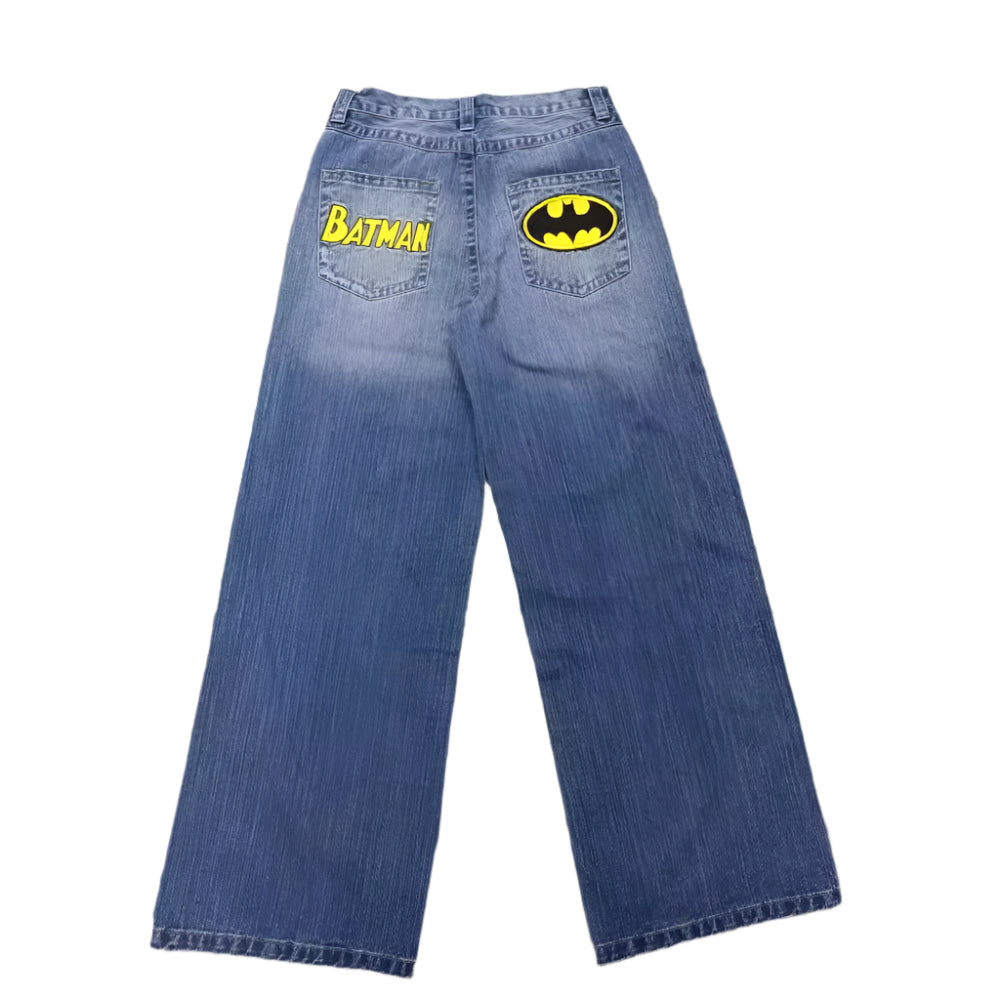 Superhero Embroidered Jeans