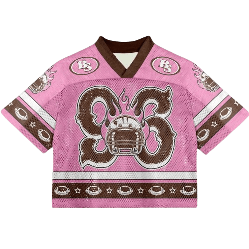 Graphic Y2k Mesh Jerseys - Plugzau