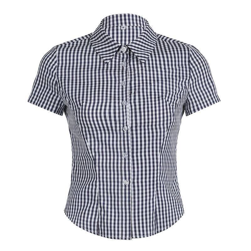 Women's Vintage Plaided Shirt - Plugzau