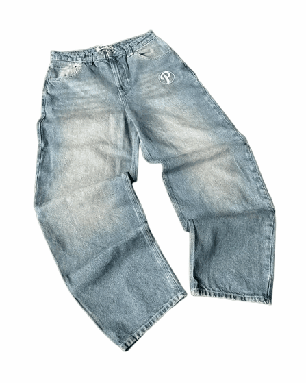 P - Project Wide Leg Jeans - Plugzau