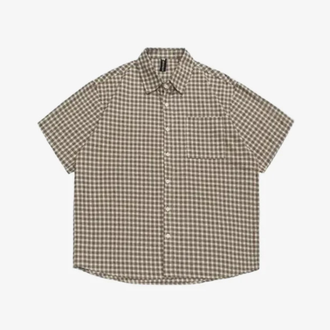RETRO FLANNEL BUTTON UP - Plugzau