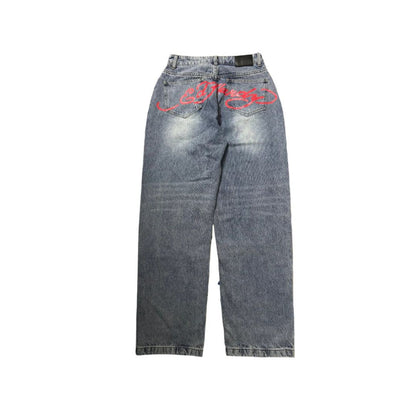 Ed Hardy Print Vintage Jeans