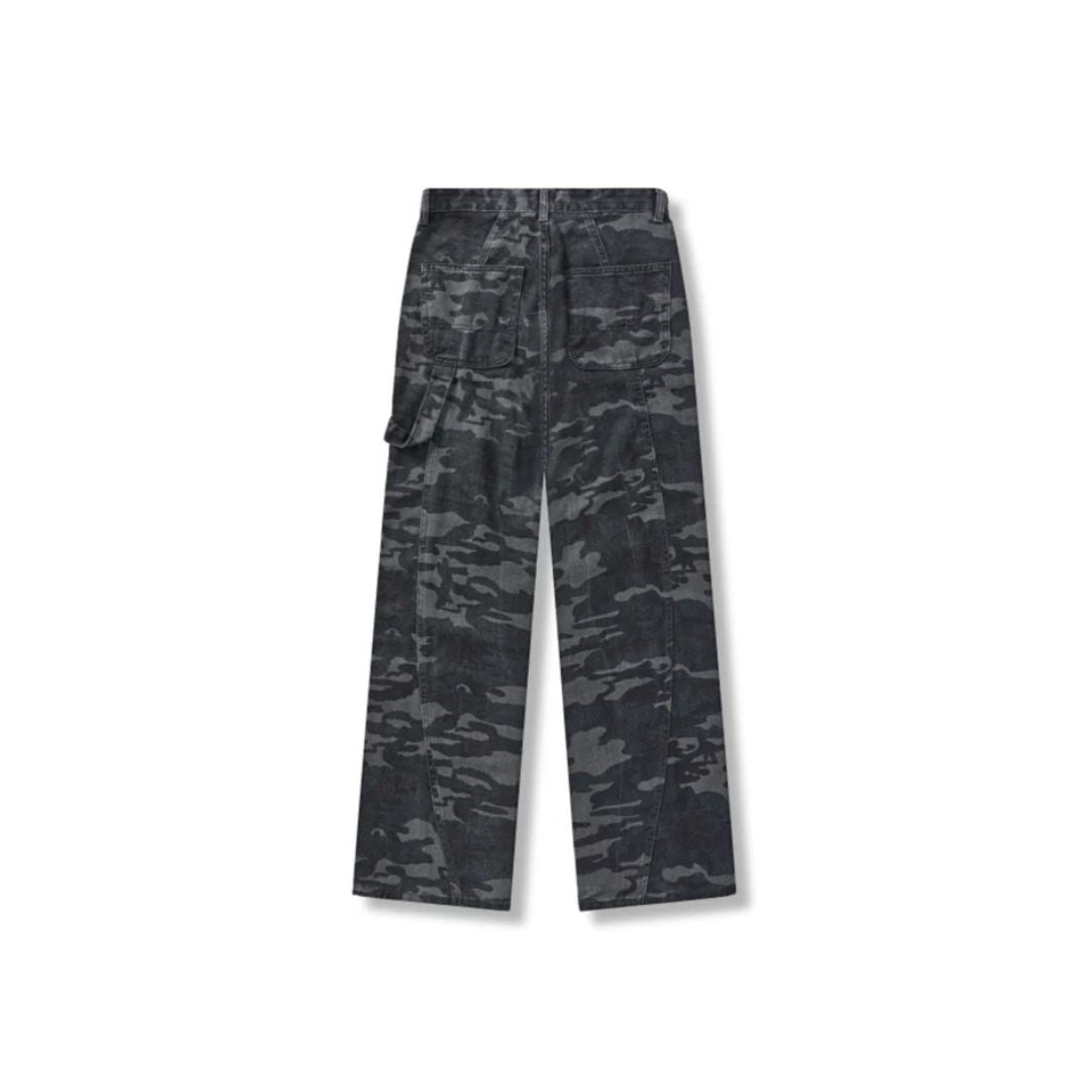 Dark Camo Cargo Pants