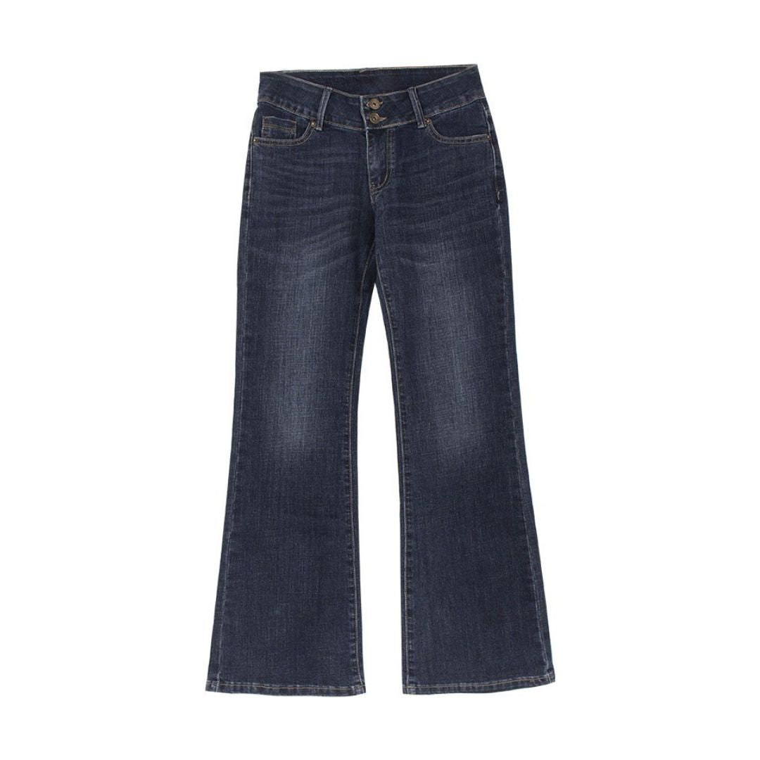 Low Waisted Women's Flared Jeans