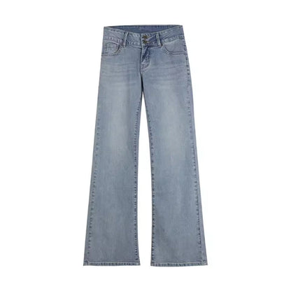 Low Waisted Women's Flared Jeans