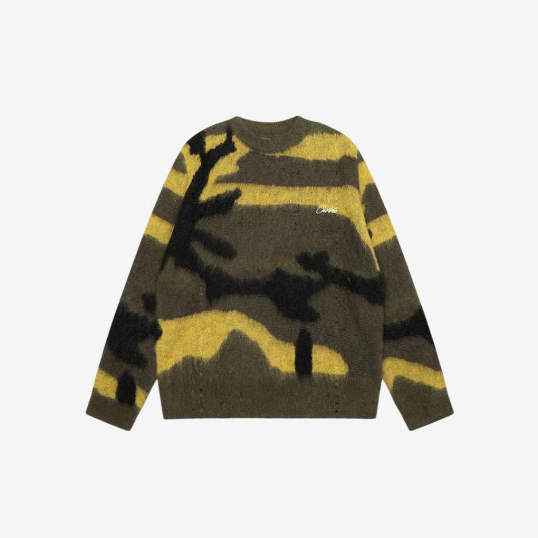 CORTEZ ARMY GREEN SWEATER