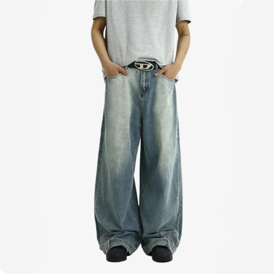REVERSE POCKET JEANS