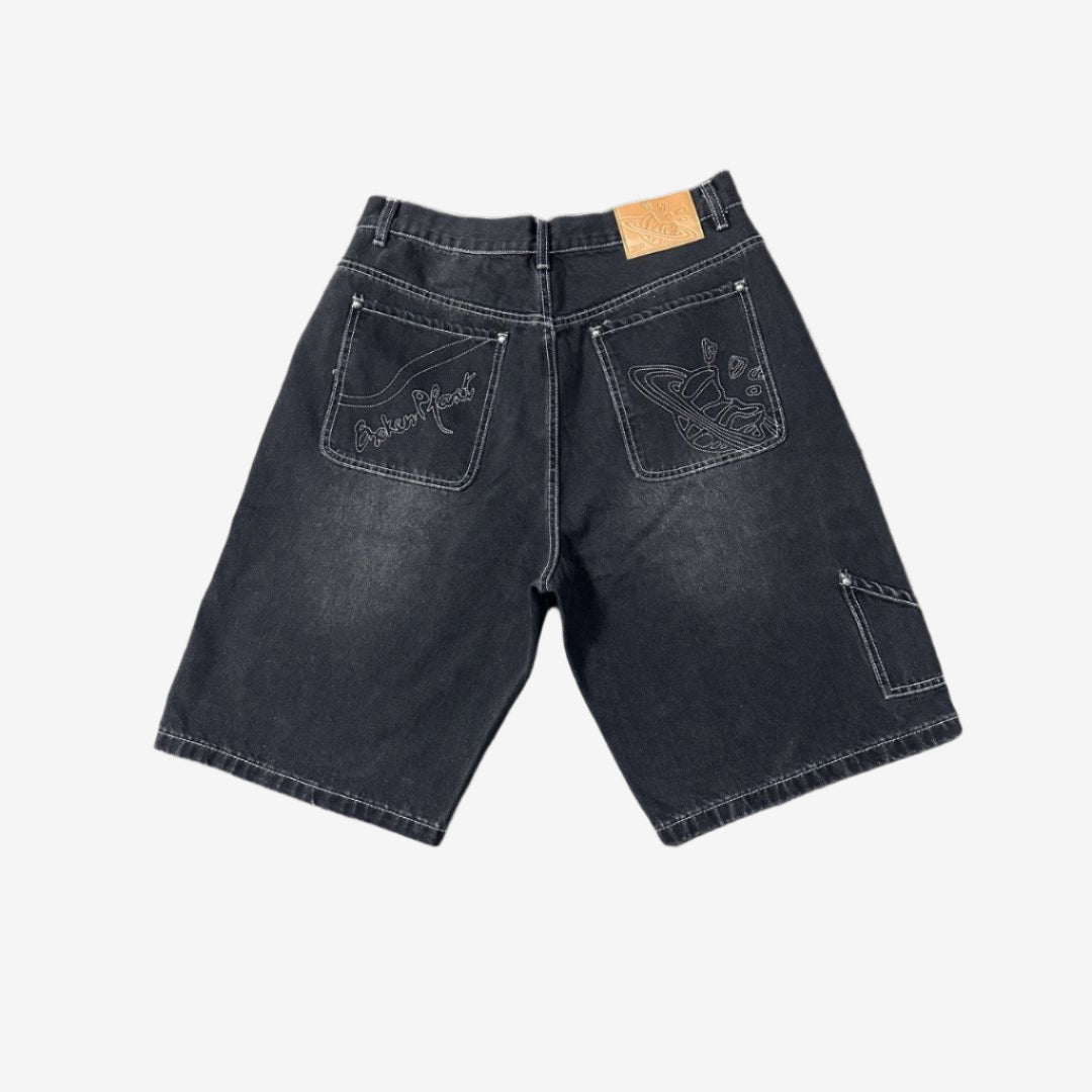 BAGGY BROKEN PLANET JORTS