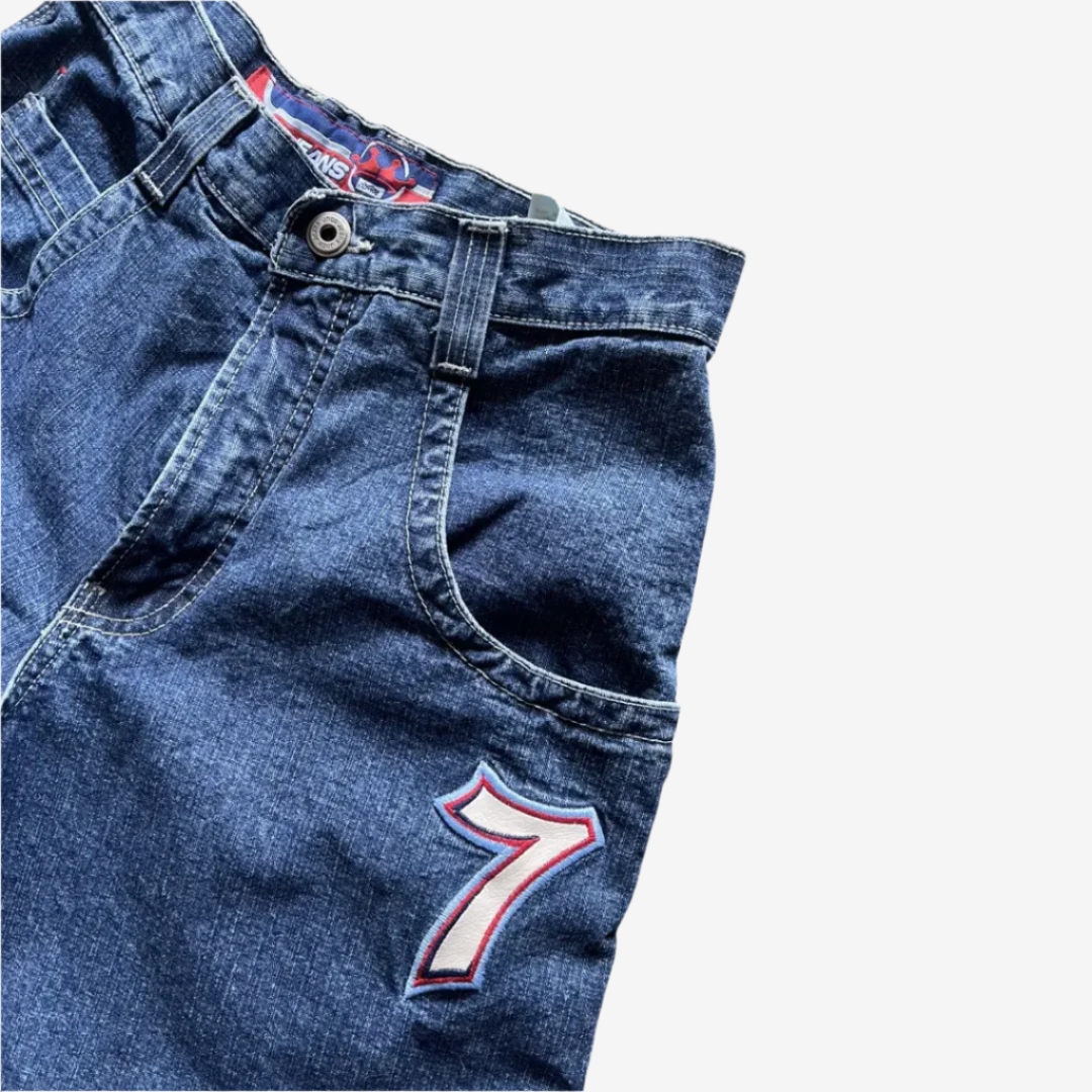 VINTAGE JNCO BAGGY DENIM DICE 7 JEANS
