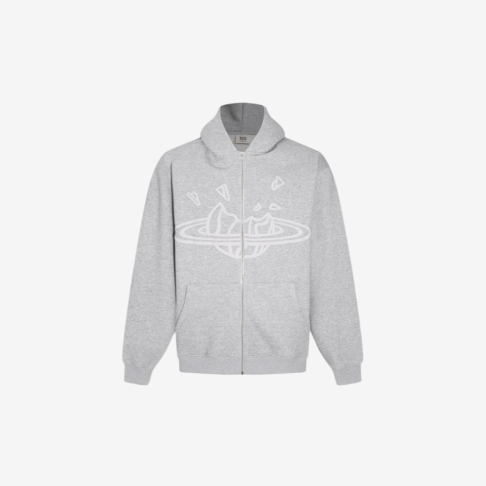 Broken Planet Embroidered Zip-Up | Bold Streetwear