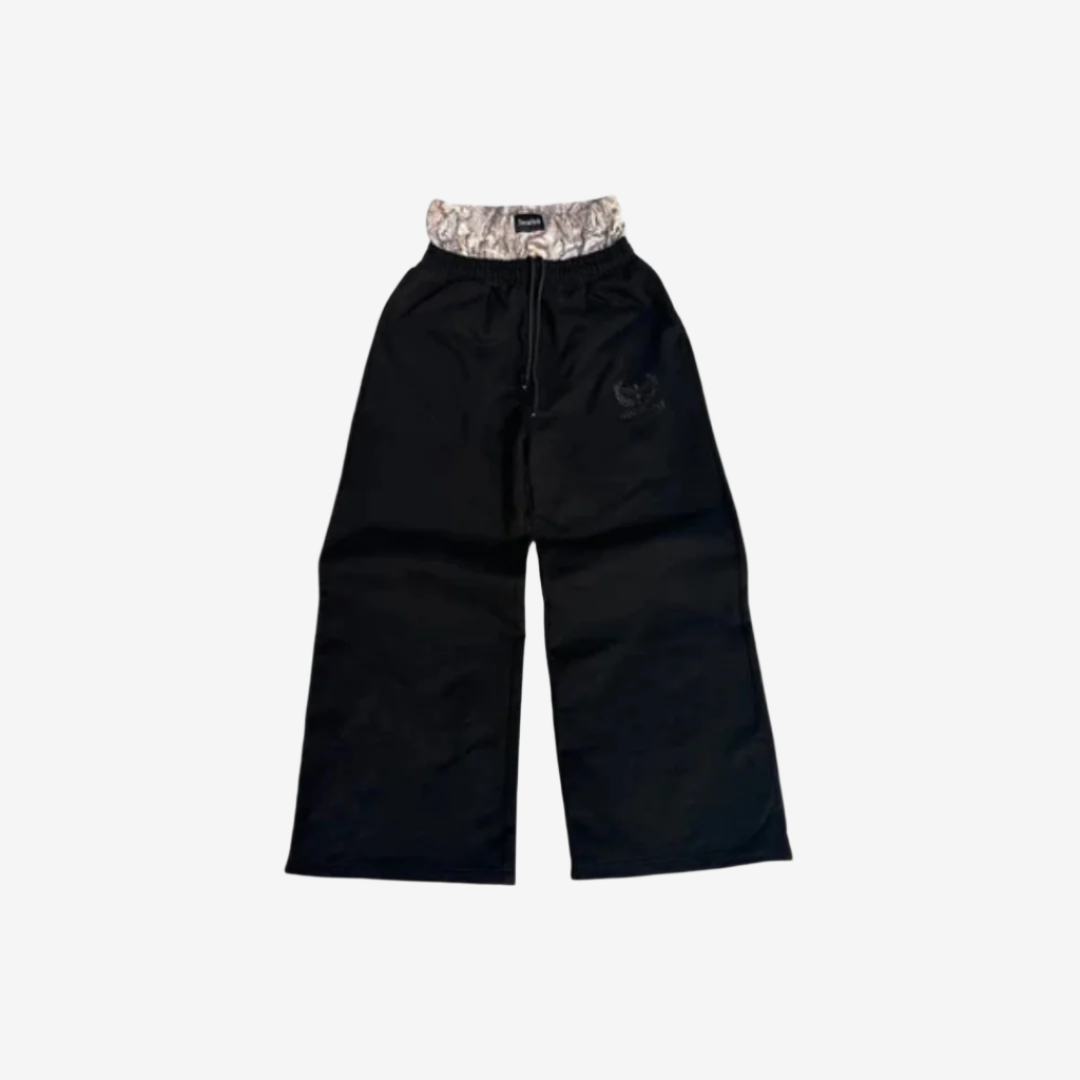 PLUGZAU DOUBLE LAYERED SWEATPANTS