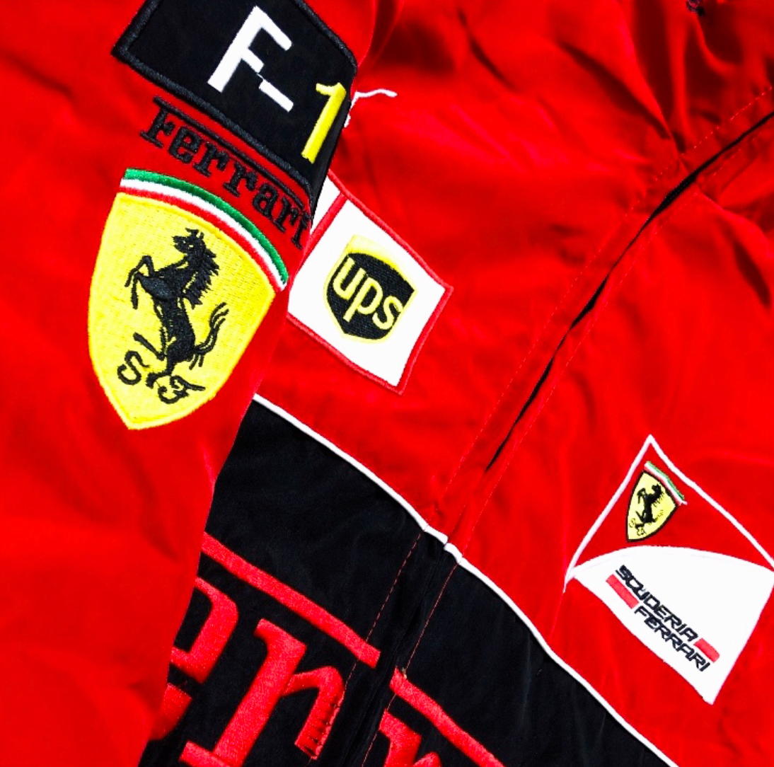 Vintage Ferrari F1 Jacket Red