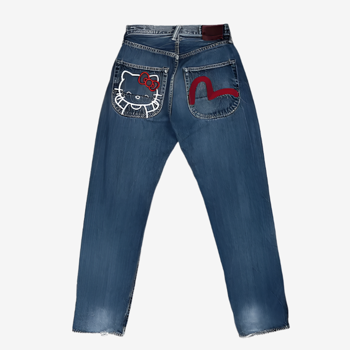 EVISU X HELLO KITTY JEANS - Plugzau