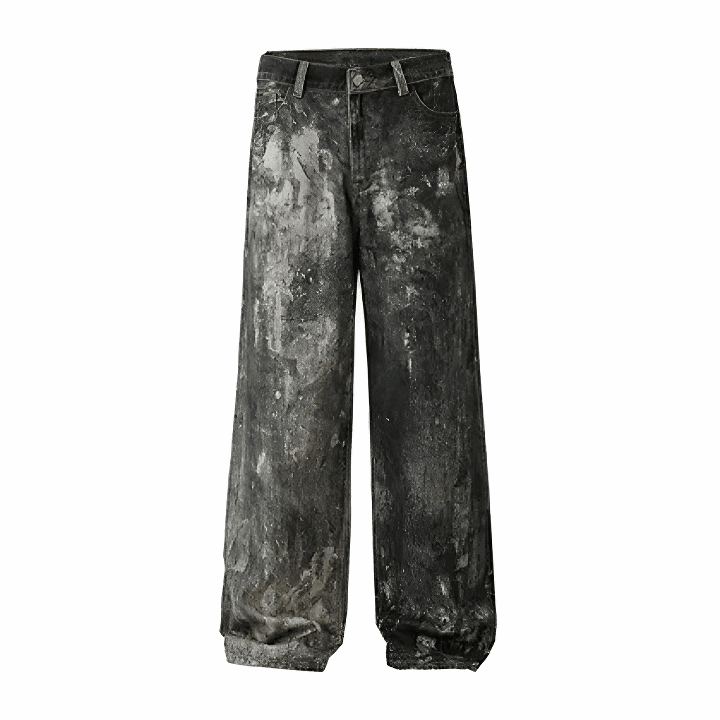 Dark Washed Jeans - Plugzau